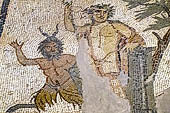 Hania - the Archaeological Museum, detail of the mosaic of the House of Dionysus 3rd century AD.